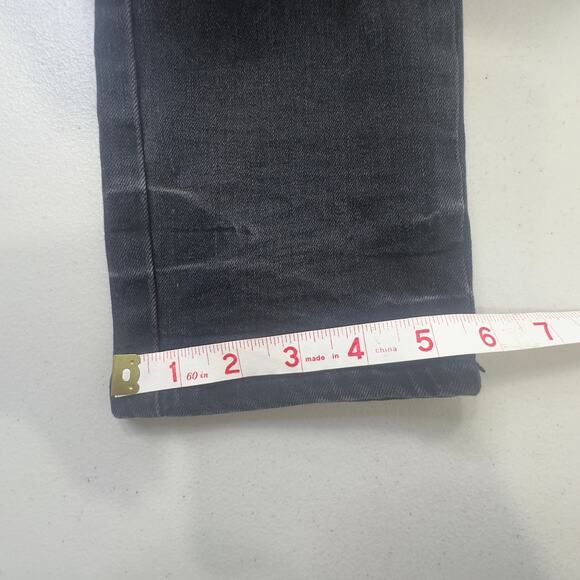 Men’s Moto skinny ripped inlaid embellished mid rise Majestik jeans distressed - Picture 8 of 15